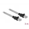 Cavo DeLOCK RJ45 Cat.6A U/FTP con guaina metallica 3 m