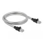 Cavo DeLOCK RJ45 Cat.6A U/FTP con guaina metallica 3 m