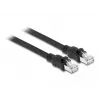 Cavo di rete DeLOCK RJ45 Cat.6A F/UTP 5 m nero