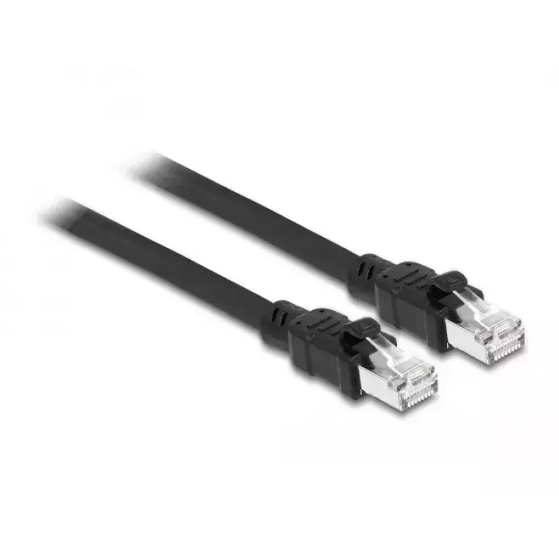 Cavo di rete DeLOCK RJ45 Cat.6A F/UTP 5 m nero