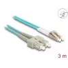 Cavo in fibra ottica DeLOCK LC duplex su SC duplex OM3 3 m