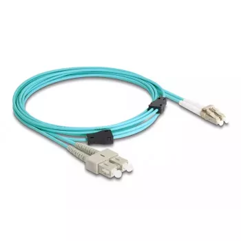 Cavo in fibra ottica DeLOCK LC duplex su SC duplex OM3 3 m