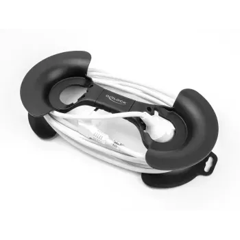 Avvolgicavo DeLOCK 375 x 170 mm nero plastica