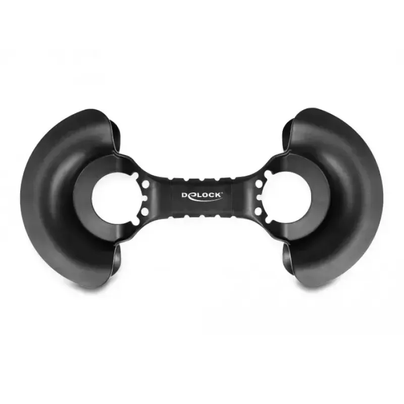 Avvolgicavo DeLOCK 375 x 170 mm nero plastica