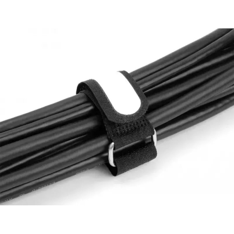Fascette in velcro DeLOCK 457x25 mm nere 5 pz