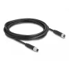 Cavo DeLOCK M8 3 pin codifica A maschio su femmina PUR TPU 3 m