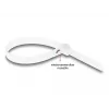 DeLOCK Fascette riutilizzabili, 150 x 7.2 mm, bianco, 100 pz.
