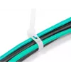DeLOCK Fascette riutilizzabili, 200 x 7.2 mm, bianco, 100 pz.