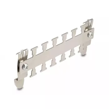 Fermacavo DeLOCK per guida DIN 3,5 cm diametro metallico metallo