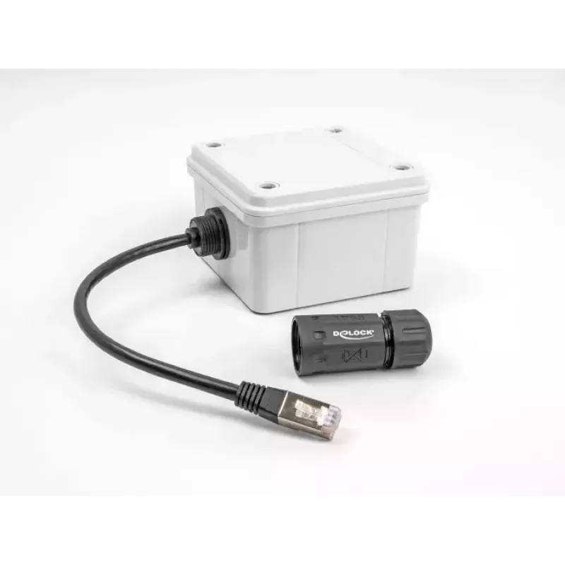 Cavo di rete DeLOCK 88147 RJ45 su RJ45 Cat.6A 0,25 m nero