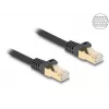 Cavo di rete RJ45 DeLOCK Cat.6A S/FTP 1 m nero