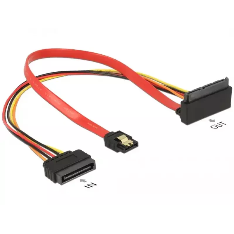 Cavo SATA DeLOCK 85515 SATA 15 pin 1 x SATA 22 pin 1 x SATA 7 pin multicolore