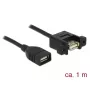 Cavo USB DeLOCK 85460 USB 2.0 1 m nero