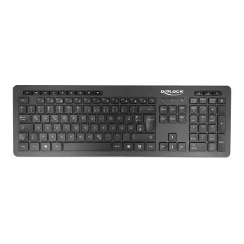 DeLOCK 12004 Home USB QWERTZ tedesco nero
