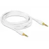 Cavo audio DeLOCK 85552 3 m 3,5 mm bianco