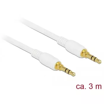 Cavo audio DeLOCK 85552 3 m 3,5 mm bianco