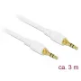 Cavo audio DeLOCK 85552 3 m 3,5 mm bianco
