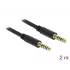 Cavo audio DeLOCK 85792 2 m 4,4 mm nero
