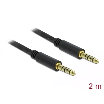 Cavo audio DeLOCK 85792 2 m 4,4 mm nero