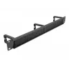 Pannello passacavi DeLOCK 19 pollici barra spazzola per cable management con 3 ganci 1U nero