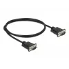 Cavo seriale DeLOCK 86573 nero 1 m RS-232 Sub-D9