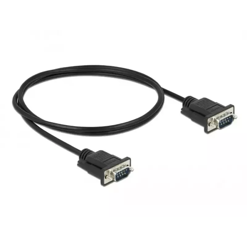 Cavo seriale DeLOCK 86573 nero 1 m RS-232 Sub-D9