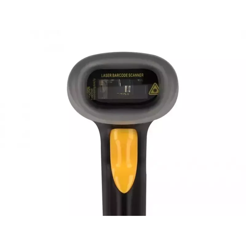 DeLOCK lettore di codici a barre USB 1D laser nero palmare con cavo 2 m