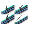 Fascetta per cavo ingresso parallelo DeLOCK 19470 plastica nero 370 mm 50 pz.
