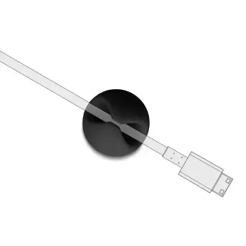 Fermacavo DeLOCK 18452 universale nero grigio 29 mm x 29 mm x 15 mm