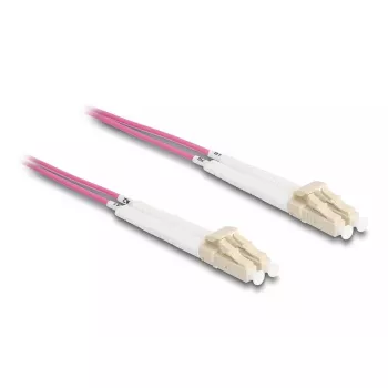 Cavo in fibra ottica DeLOCK LC Duplex su LC Duplex OM4 0,5m