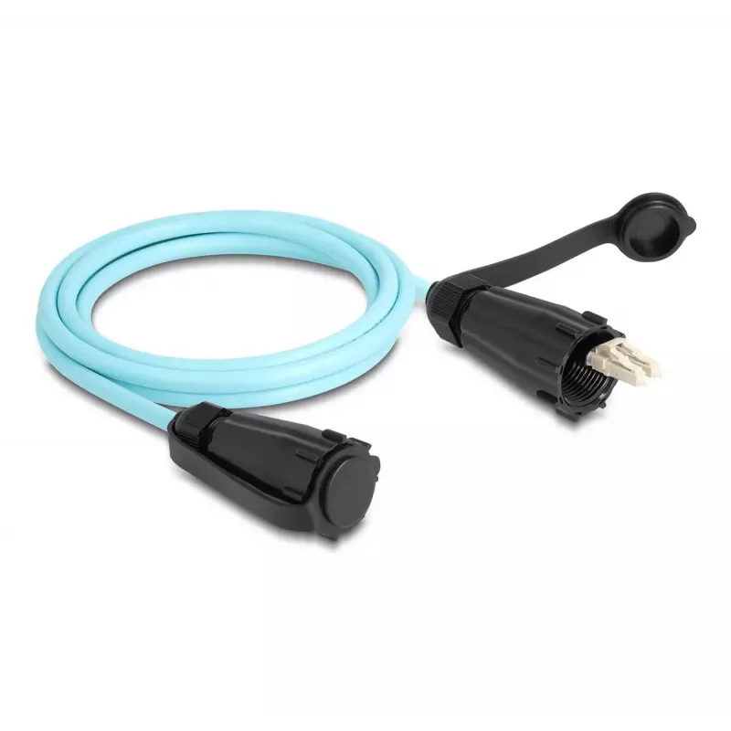Cavo in fibra ottica DeLOCK LC Duplex a LC Duplex OM3 IP68 2 m