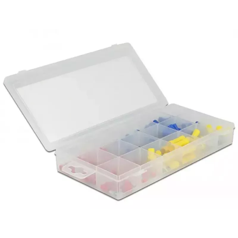 Set di connettori per fili DELOCK 86513 — connettori elettrici isolati, 170 pz., blu/rosso/giallo