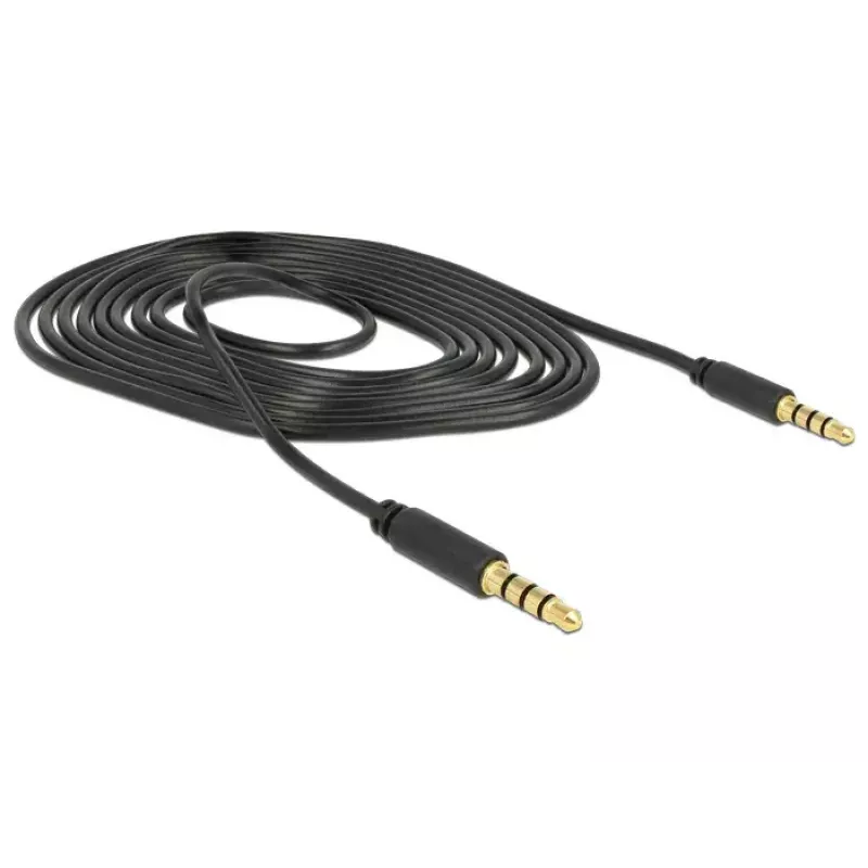 Cavo audio DeLOCK 83436 2 m 3,5 mm nero