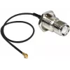 Cavo di segnale DeLOCK 88464 0,2 m nero oro argento