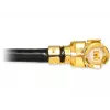 Cavo di segnale DeLOCK 88464 0,2 m nero oro argento
