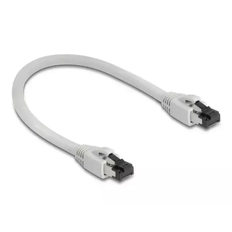 Cavo di rete DeLOCK 80556 RJ-45 Cat8.1 0,25 m grigio