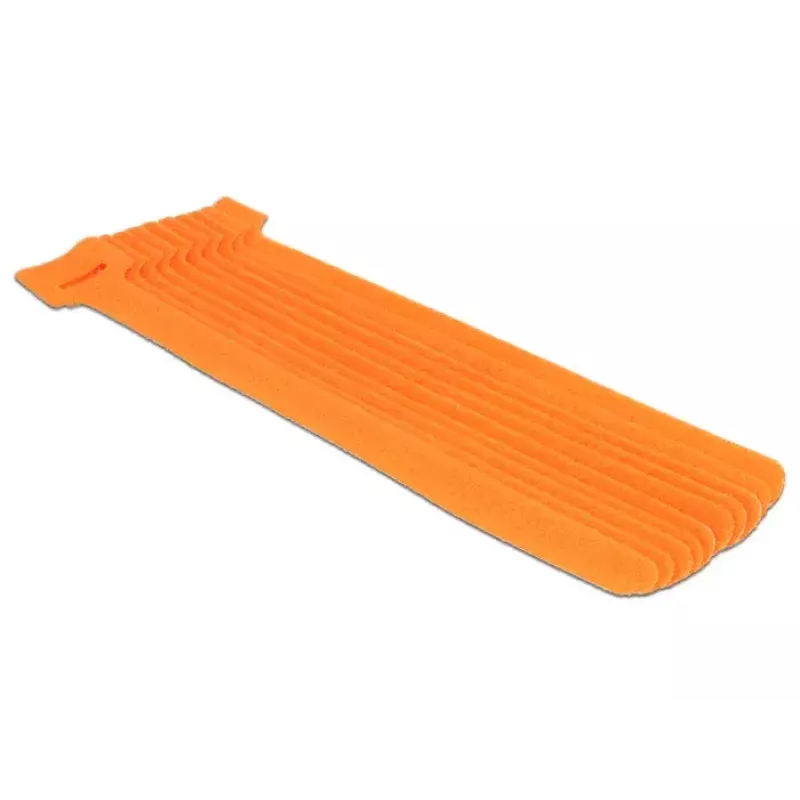 Fascetta a velcro DeLOCK 18696 arancione 10 pezzi