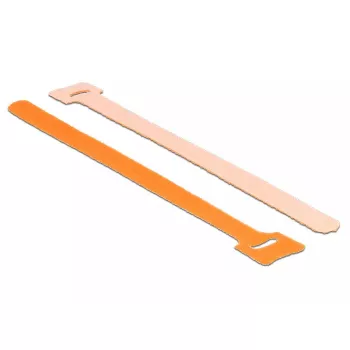 Fascetta a velcro DeLOCK 18696 arancione 10 pezzi