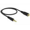 Cavo audio DeLOCK 85700 0,5 m 3,5 mm nero
