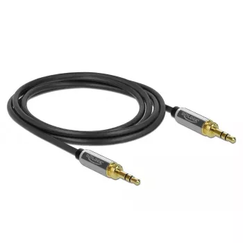 Cavo audio DeLOCK 85785 1 m 3,5 mm nero grigio
