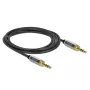 Cavo audio DeLOCK 85785 1 m 3,5 mm nero grigio