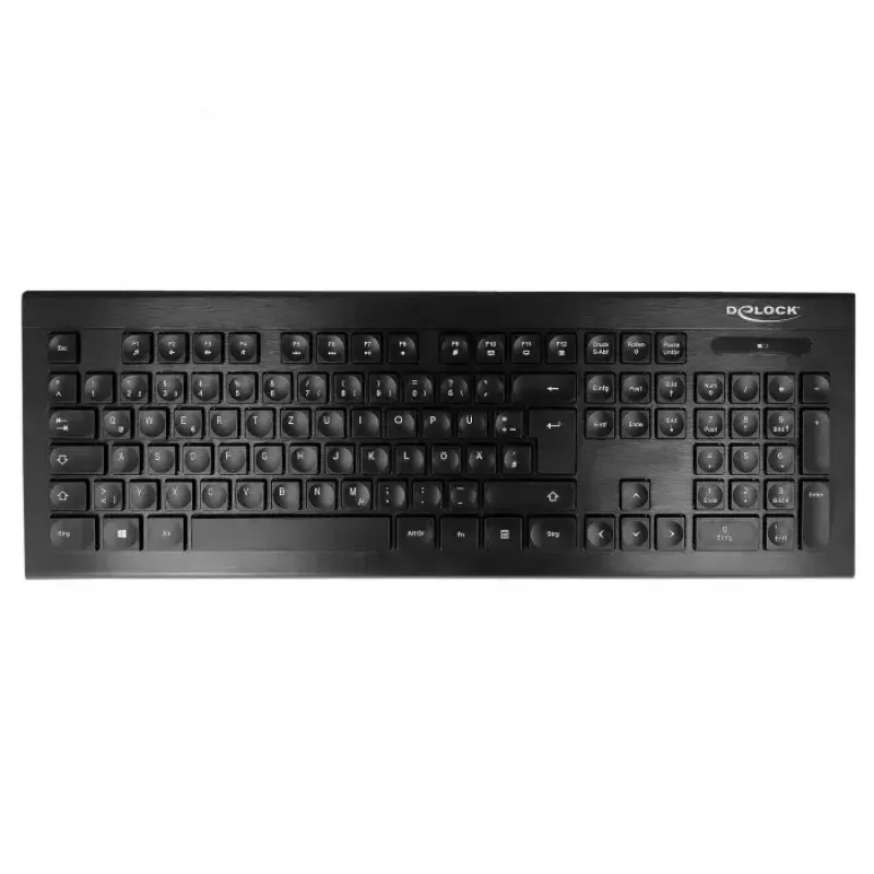 Tastiera DeLOCK 12671 Office RF wireless QWERTZ tedesco nero