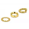 Cavo coassiale DeLOCK 90403 0,35 m SMA MHF nero oro grigio