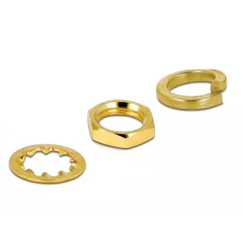 Cavo coassiale DeLOCK 90404 0,5 m SMA MHF nero oro grigio