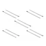 Fascette DeLOCK 18772 acciaio inox metallic 10 pz.
