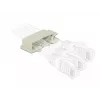 Fermacavi DeLOCK 60186 organizer da pavimento grigio 10 pz.