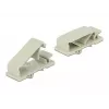 Fermacavi DeLOCK 60186 organizer da pavimento grigio 10 pz.