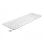 Tastiera DeLOCK 12014 RF Wireless QWERTZ tedesco bianco