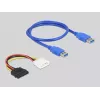 DeLOCK Riser Card PCI Express x1 a 2 x PCI 32 Bit Slot cavo 60 cm