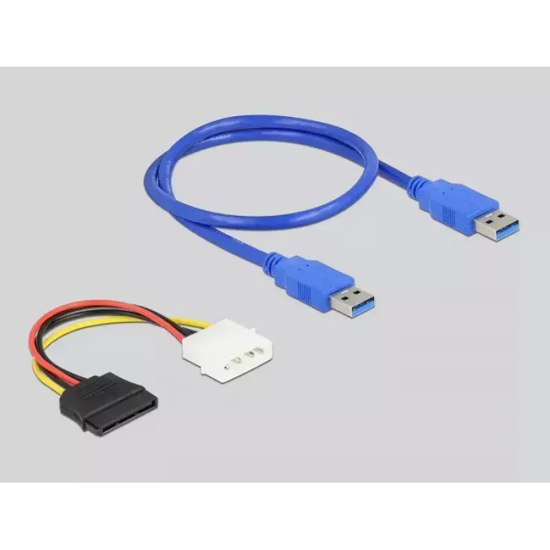 DeLOCK Riser Card PCI Express x1 a 2 x PCI 32 Bit Slot cavo 60 cm